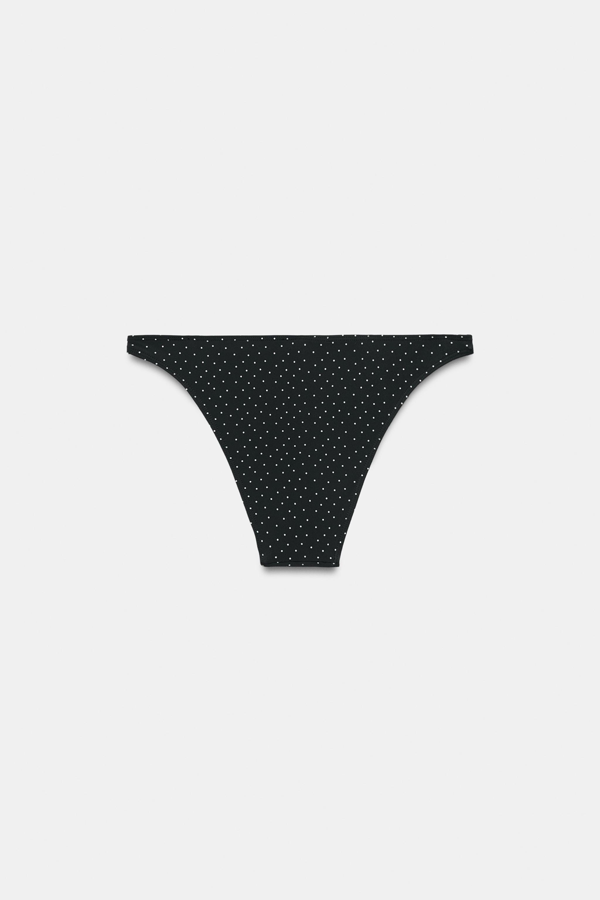 POLKA DOT PRINT BIKINI BOTTOMS
